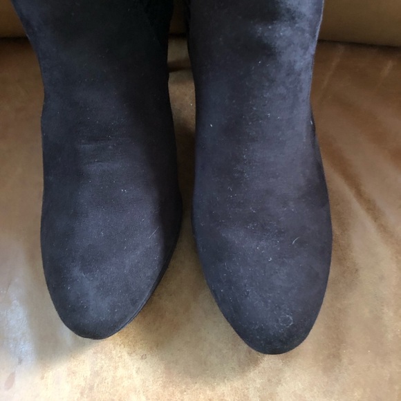 Adrienne Vittadini Faux Suede High Heel Dress Boots 10M - Picture 5 of 11